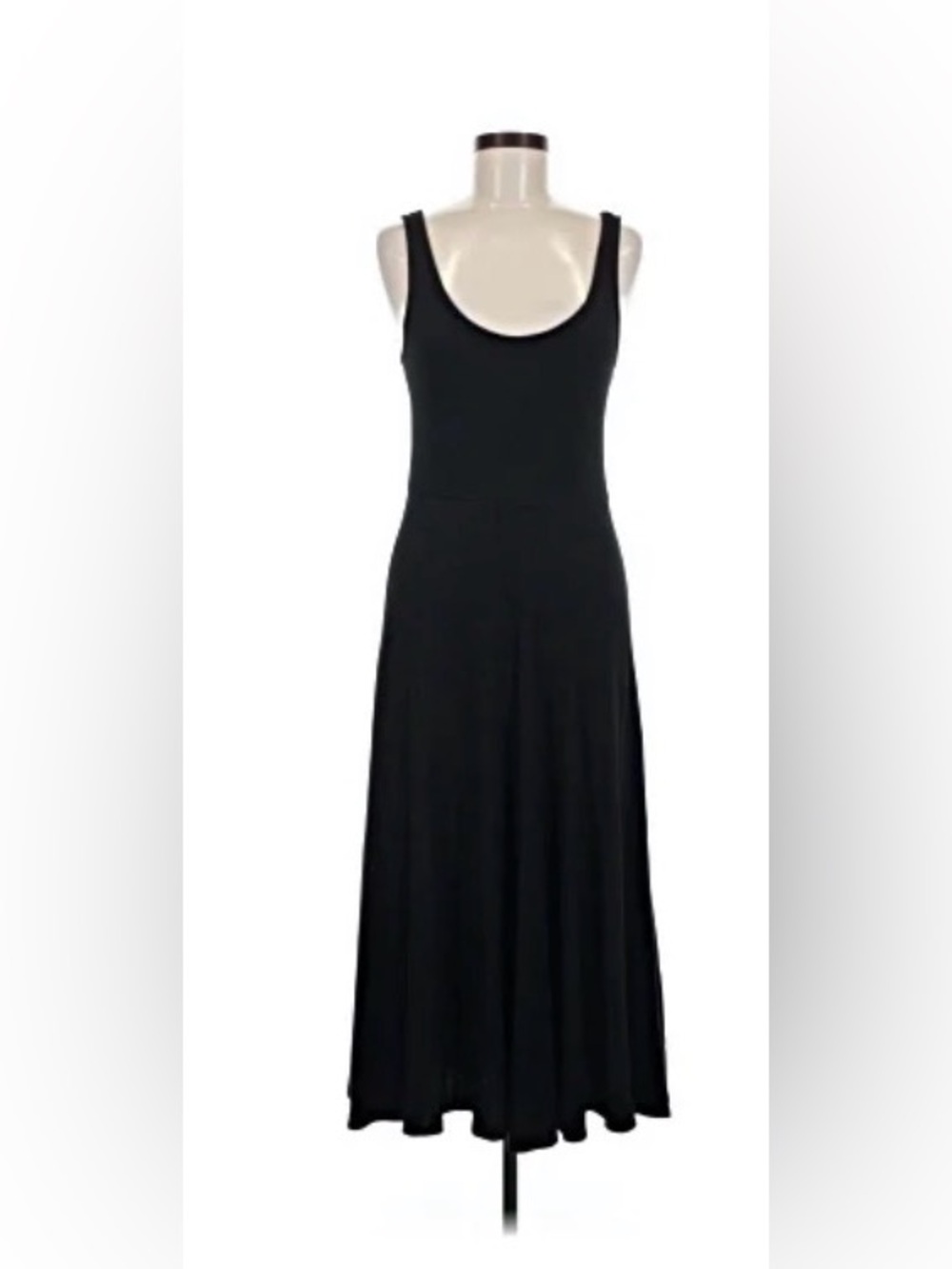 Marine Layer Style 14356 Maxi Tank Dress in Black Medium Like New
